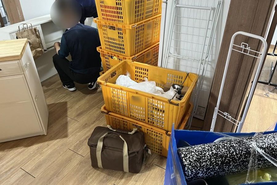 동안구 작업 당일 현장